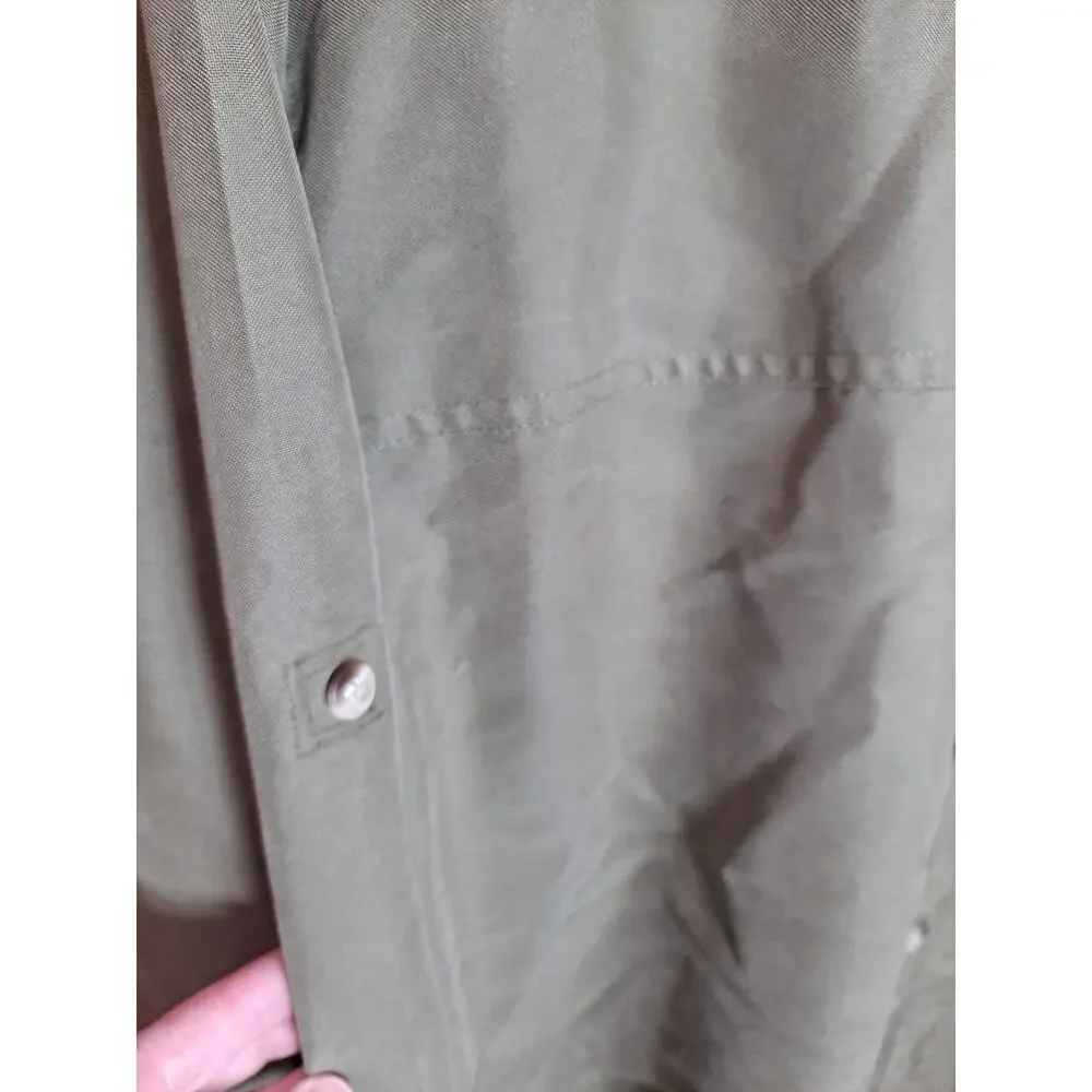 The North Face Men's Khaki Syncline Roll Up Long Sleeve‎ Button Up Shirts Size M